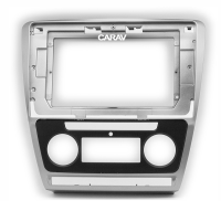 Рамка для установки в SKODA Octavia (1Z) 2004- 2013 (серебро) дисплея 10 дюймов Рамка для установки в SKODA Octavia (1Z) 2004- 2013 (серебро) дисплея 10 дюймов