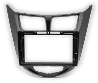 Рамка переходная HYUNDAI i-25, Accent, Solaris, Verna (10-17), DODGE Attitude (11-14) Черный Глянец для дисплея 9 дюймов Рамка переходная HYUNDAI i-25, Accent, Solaris, Verna (10-17), DODGE Attitude (11-14) Черный Глянец для дисплея 9 дюймов
