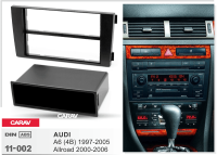 Рамка переходная 2din Audi A6 (4B) 1997-2005, Allroad 2000-2006 Рамка переходная 2din Audi A6 (4B) 1997-2005, Allroad 2000-2006