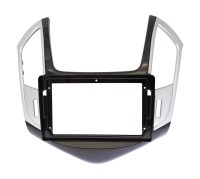 Рамка переходная в CHEVROLET Cruze (2012-2016) для дисплея 9 дюймов (черно-серебристая) Рамка переходная в CHEVROLET Cruze (2012-2016) для дисплея 9 дюймов (черно-серебристая)