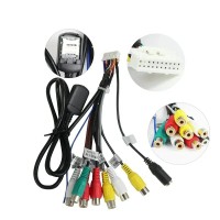 Штекер 20 pin c SIM слотом, для подключения усилителя через RCA разъемы для магнитол серии Compas-Media Штекер 20 pin c SIM слотом, для подключения усилителя через RCA разъемы для магнитол серии Compas-Media