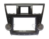 Рамка переходная TOYOTA Highlander (08-13), Kluger (08-14) для дисплея 9 дюймов с поддержкой крутилок Рамка переходная TOYOTA Highlander (08-13), Kluger (08-14) для дисплея 9 дюймов с поддержкой крутилок